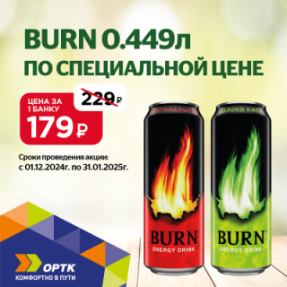 🔋 Burn 0,449 л за 179₽